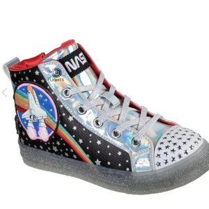 Kids NASA Light Up Space Shuttle Sketchers - Size 10.5 Toddler